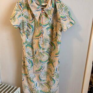 Vintage Floral Patterned Dress